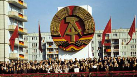 民主德国40周年大会 合唱国际歌